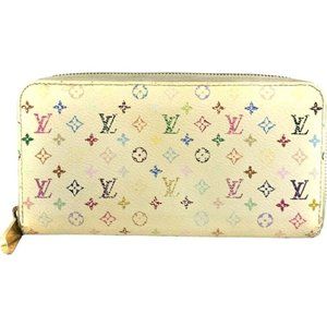 568167S Louis Vuitton Wallet Long Zippy Around Monogram Multicolor